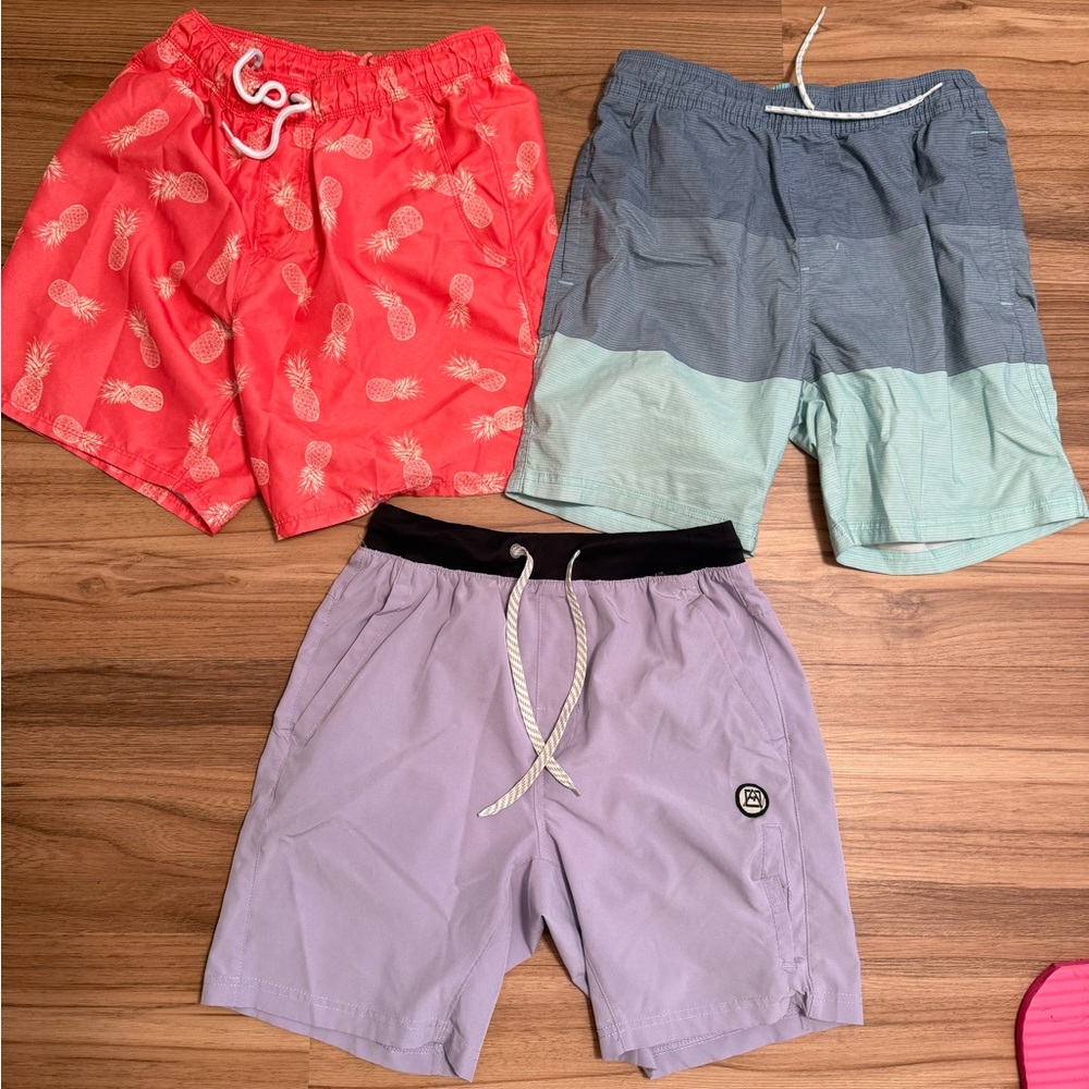 Men's Swimming Trunks - Casual Pull-On Swim/Beach Shorts